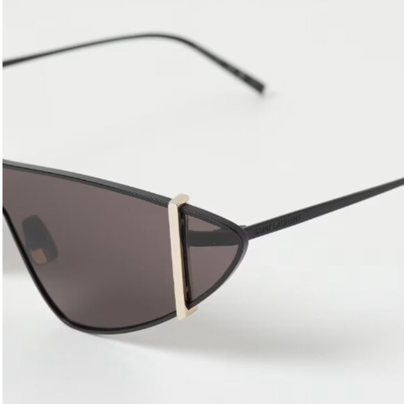 NEW SAINT LAURENT WOMEN CAT EYE SUNGLASSES - Picture 4 of 5